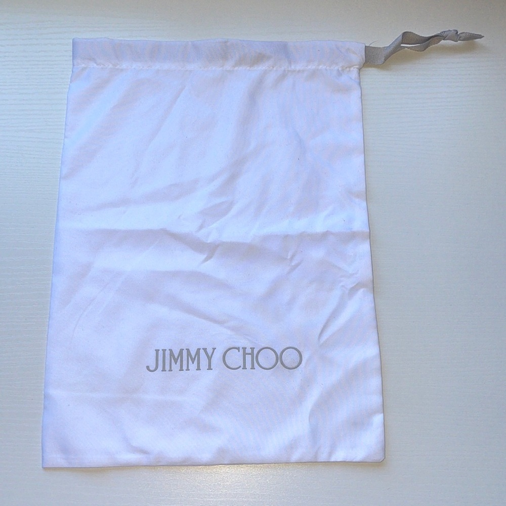 Jimmy Choo white dustbag ✨